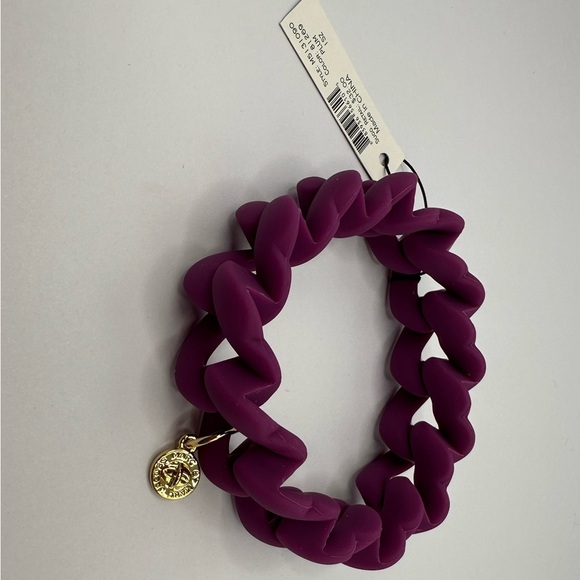 Marc by Marc Jacobs Purple Plum turnlock braided bracelet NWT - Picture 3 of 6